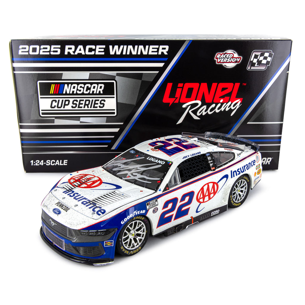 Joey Logano Autographed Texas Race Win 1:24 Standard 2025 Diecast Car #22 AAA NASCAR