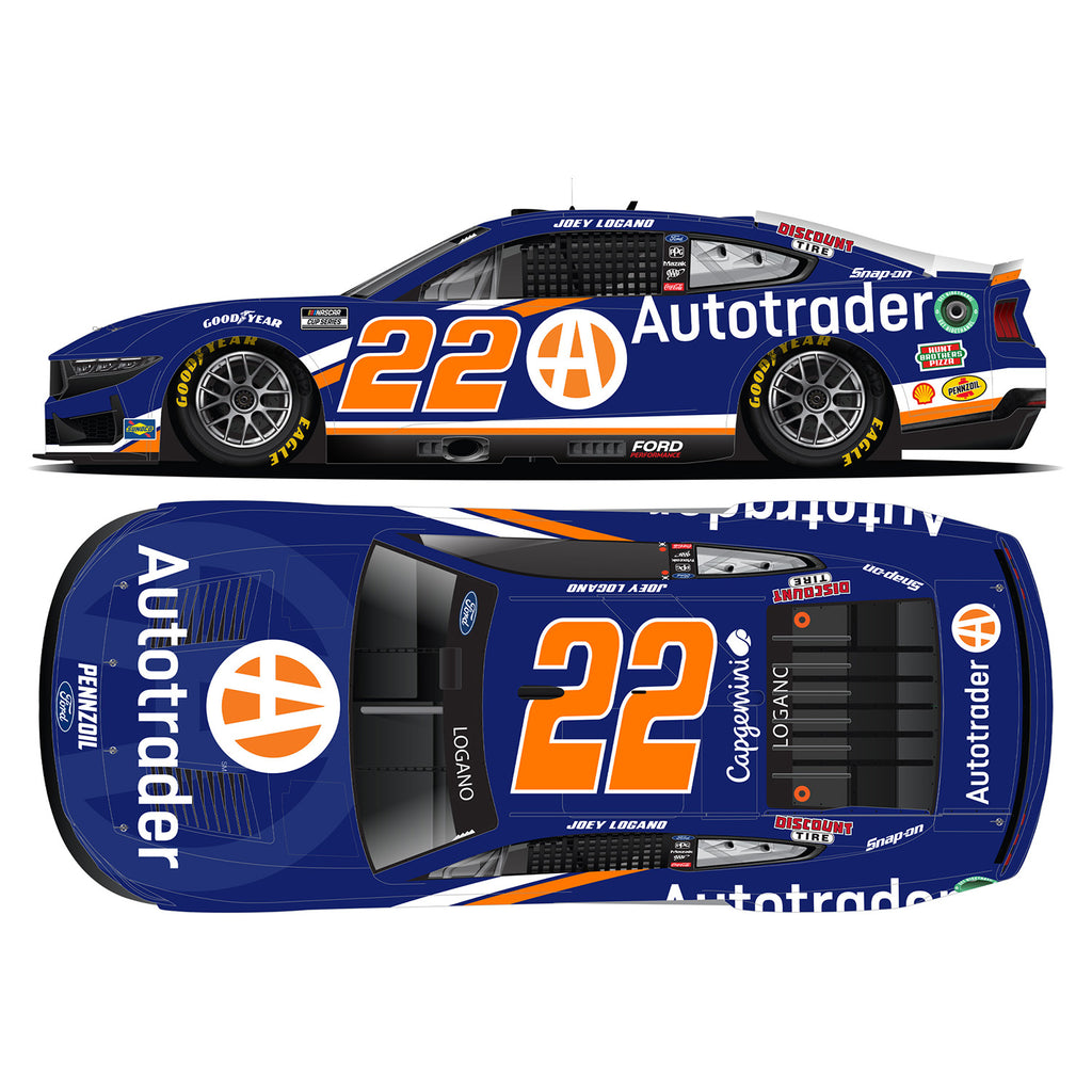 Joey Logano Autotrader 1:64 Standard 2025 Diecast Car #22 NASCAR