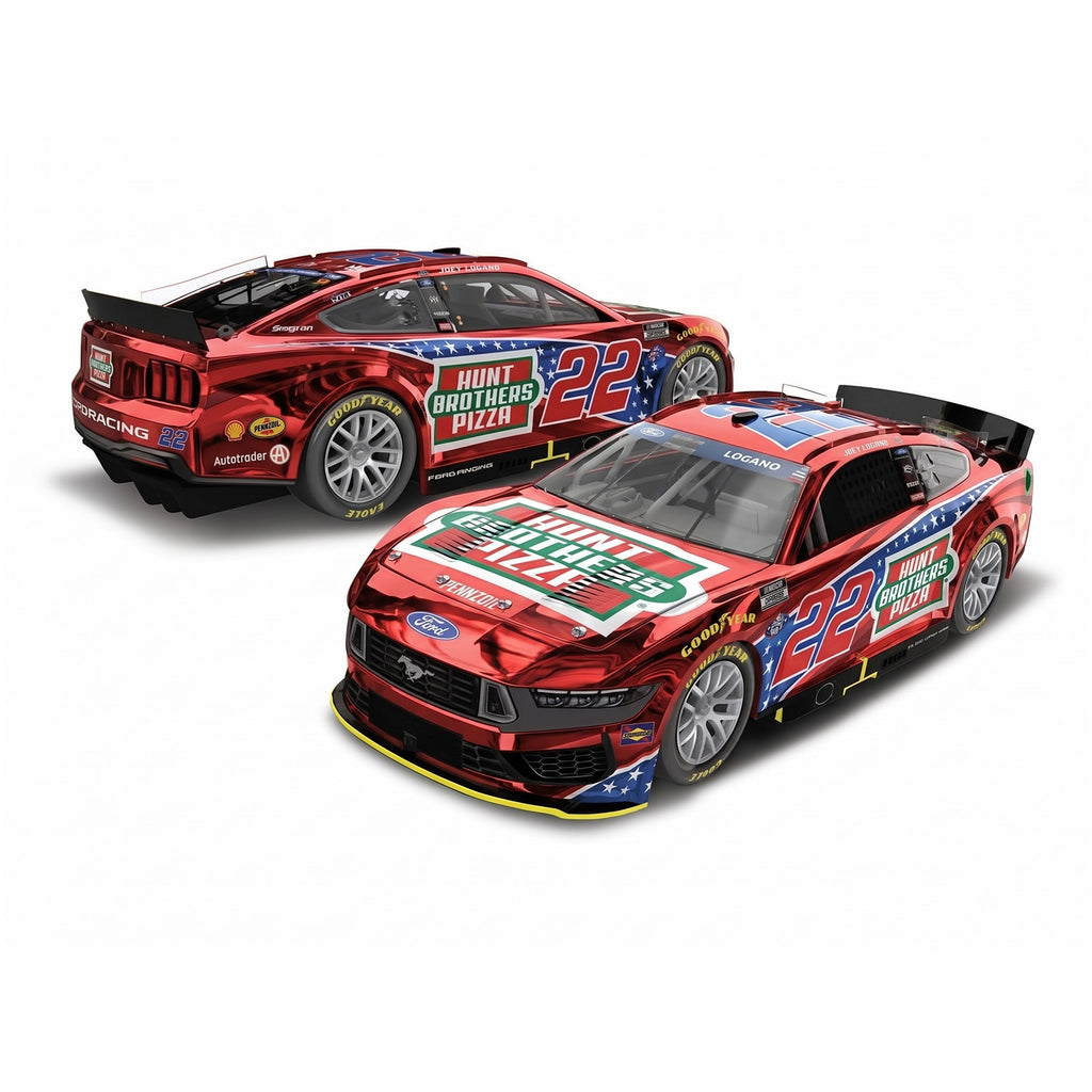 Joey Logano Color Chrome Hunt Brothers Pizza Red 1:24 2026 Diecast Car #22 NASCAR