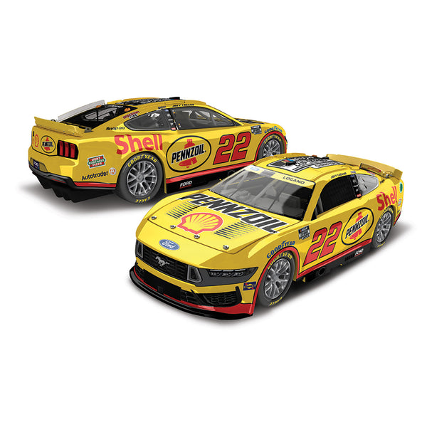 Joey Logano NASCAR Cup Series Champion 1:24 Color Chrome 2024 Diecast Car Shell Pennzoil #22