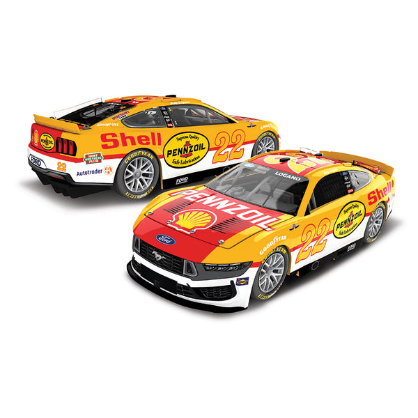 Joey Logano Darlington Throwback to 1974 Cale Yarbrough 1:24 Standard 2025 Diecast Car #22 Shell Pennzoil NASCAR
