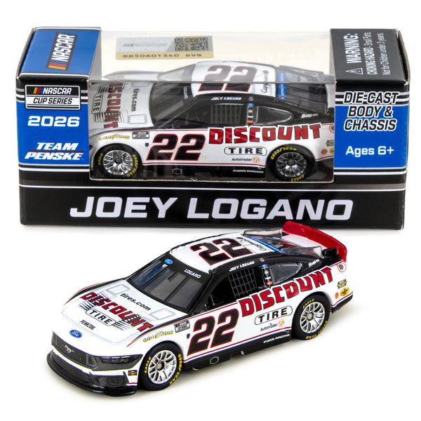 Joey Logano Discount Tire 1:64 2026 Diecast Car #22 NASCAR