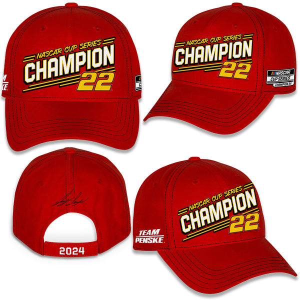 Joey Logano 2024 NASCAR Cup Series Champion #22 Number NASCAR Hat