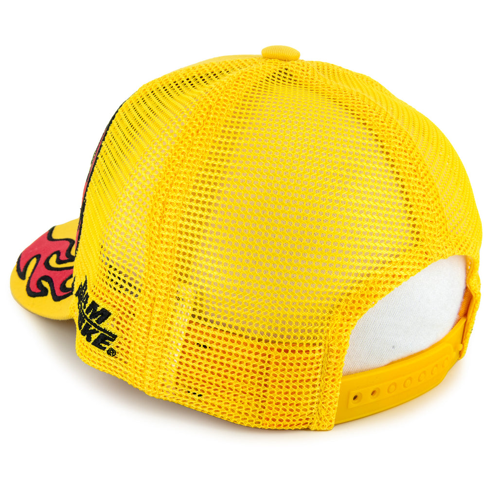 Joey Logano 2025 Flame #22 Mesh Hat Yellow NASCAR