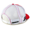 Joey Logano 2025 Striped #22 Mesh Hat Red/White