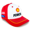 Joey Logano 2024 Shell Pennzoil Uniform Pit Hat Red/White #22 NASCAR