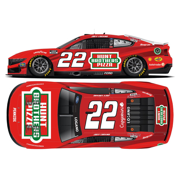 Joey Logano ELITE Hunt Brothers Pizza Red 1:24 2024 Diecast Car #22 NASCAR