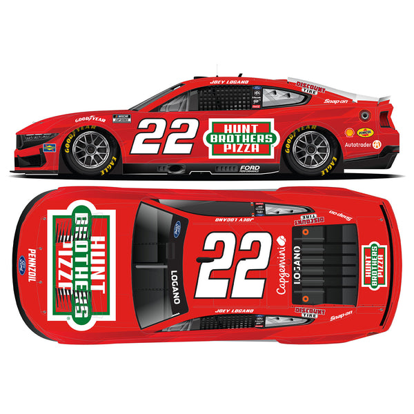 Joey Logano ELITE Hunt Brothers Pizza Red 1:24 2025 Diecast Car #22 NASCAR