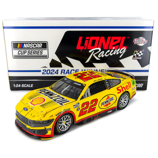 Joey Logano Nashville Race Win 1:24 Standard 2024 Diecast Car Shell Pennzoil #22 NASCAR