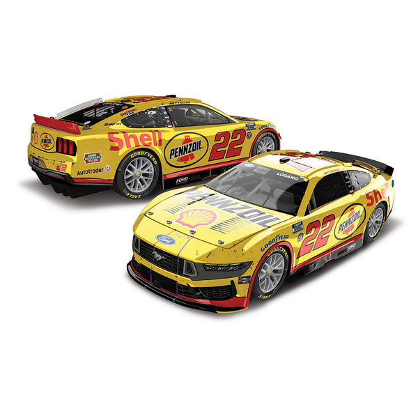 Joey Logano Nashville Race Win 1:24 Standard 2024 Diecast Car Shell Pennzoil #22 NASCAR