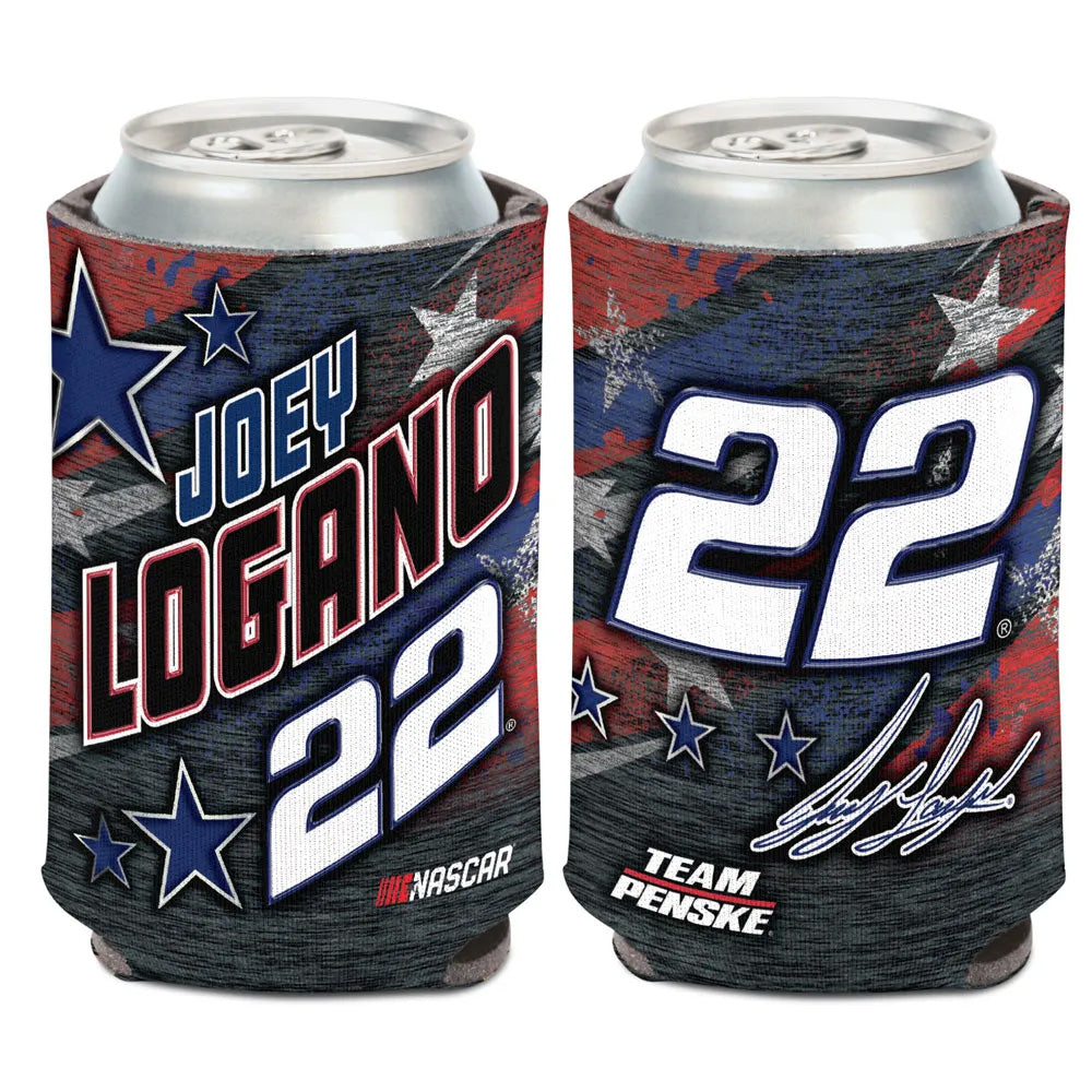 Joey Logano 2026 Patriotic #22 Can Hugger 12oz Cooler