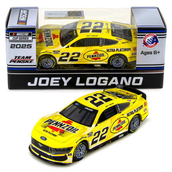 Joey Logano Pennzoil 1:64 Standard 2025 Diecast Car #22 NASCAR