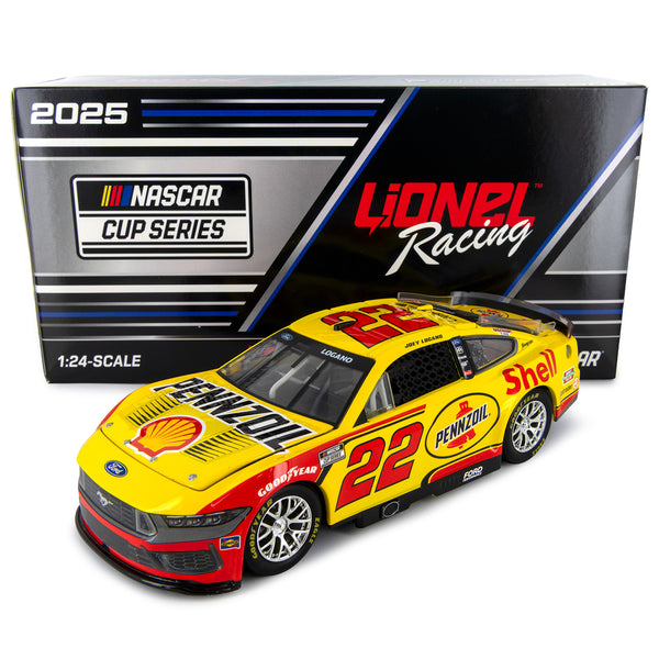 Joey Logano Shell Pennzoil 1:24 Standard 2025 Diecast Car #22 NASCAR