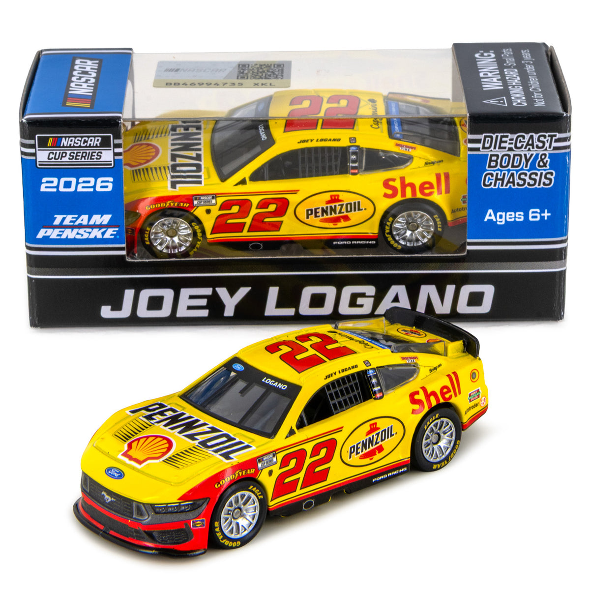Joey Logano Shell Pennzoil 1:64 2026 Diecast Car– RacingUSA