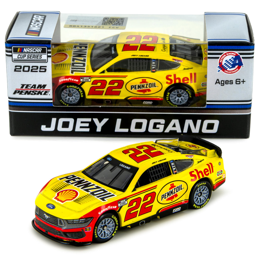 Joey Logano Shell Pennzoil 1:64 Standard 2025 Diecast Car #22 NASCAR