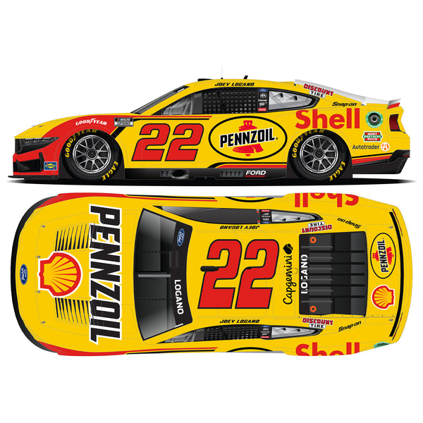 Joey Logano Shell Pennzoil 1:64 Standard 2025 Diecast Car #22 NASCAR