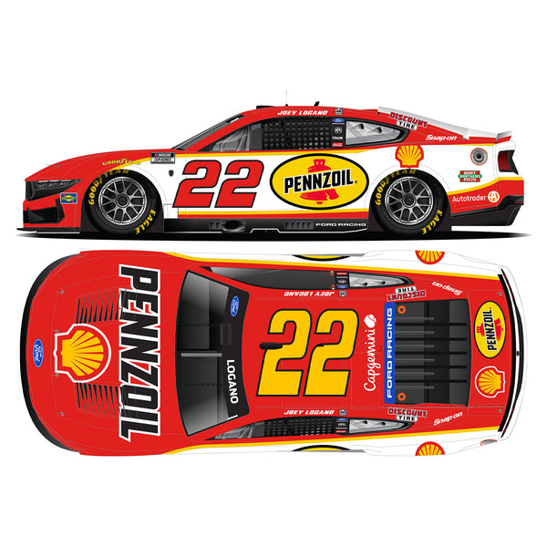 Joey Logano ELITE Shell-Pennzoil Special 1:24 2026 Diecast Car #22 NASCAR