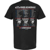 Joey Logano 2025 NASCAR Cup Series Schedule T-Shirt Black #22