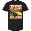 Joey Logano 2024 NASCAR Cup Series Champion Stats T-Shirt Black #22