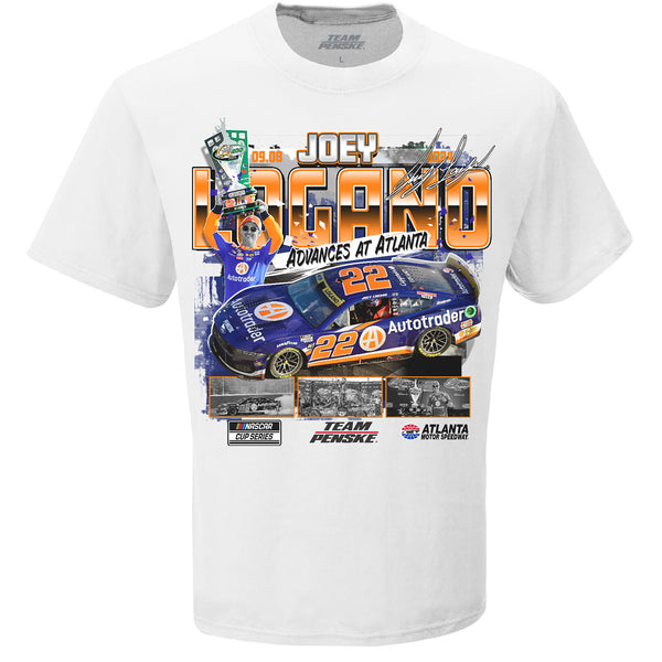 Joey Logano 2024 Atlanta Playoffs Race Win T-Shirt #22 NASCAR