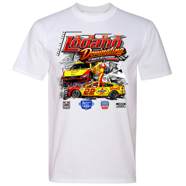 Joey Logano 2026 North Wilkesboro Race Win T-Shirt
