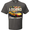Joey Logano 2025 Shell-Pennzoil Patriotic Eagle 2-Spot T-Shirt Gray #22 NASCAR