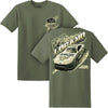 Joey Logano 2025 Shell Pennzoil Military Green 2-Spot T-Shirt #22 NASCAR