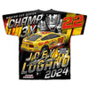 Joey Logano 2024 NASCAR Cup Series Champion Sublimated Total Print T-Shirt #22 Shell Pennzoil