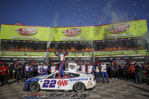 Joey Logano 2025 Texas Race Win T-Shirt Preorder - Ships Next Week