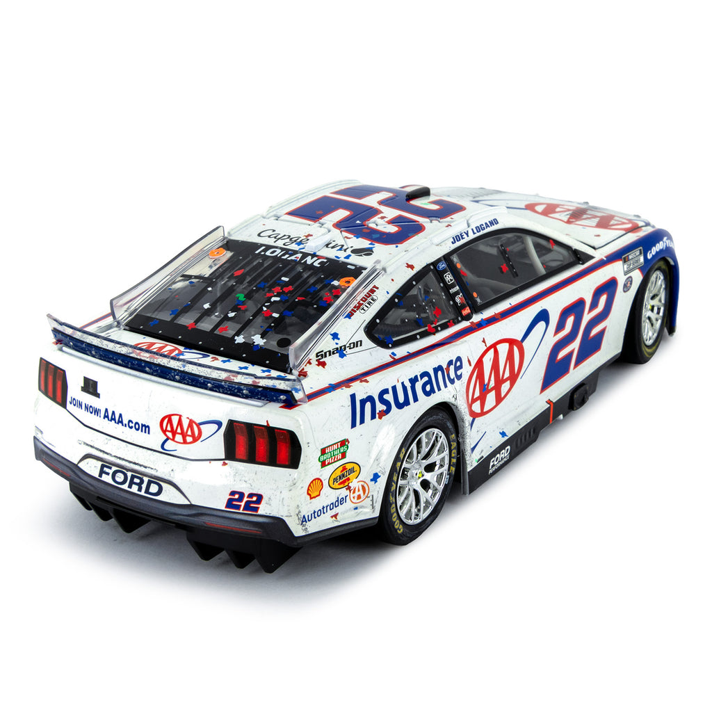 Joey Logano Texas Race Win 1:24 Standard 2025 Diecast Car #22 AAA NASCAR