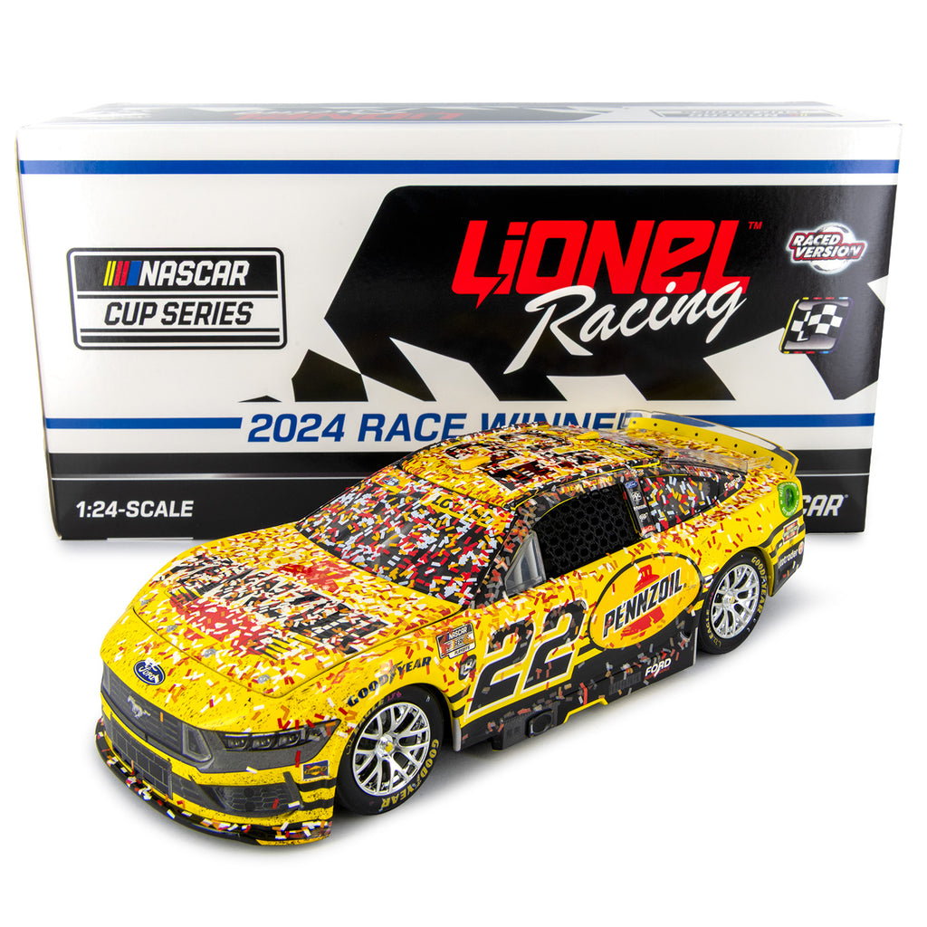Joey Logano Las Vegas Race Win 1:24 Standard 2024 Diecast Car Pennzoil #22 NASCAR