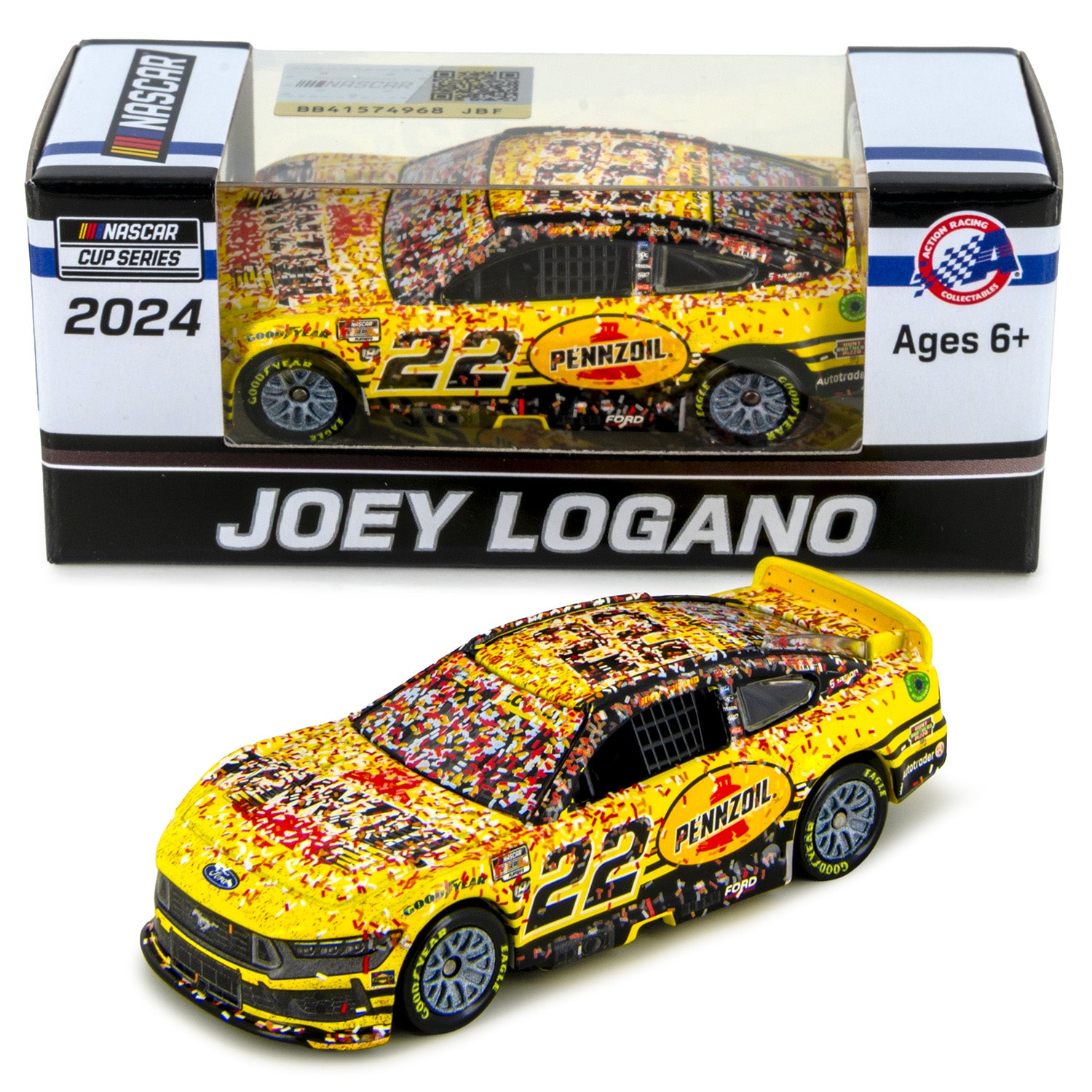 ミニカー LOGAN Joey Logano Hunt Brothers Pizza Red 1:64 2025 Diecast Car– RacingUSA