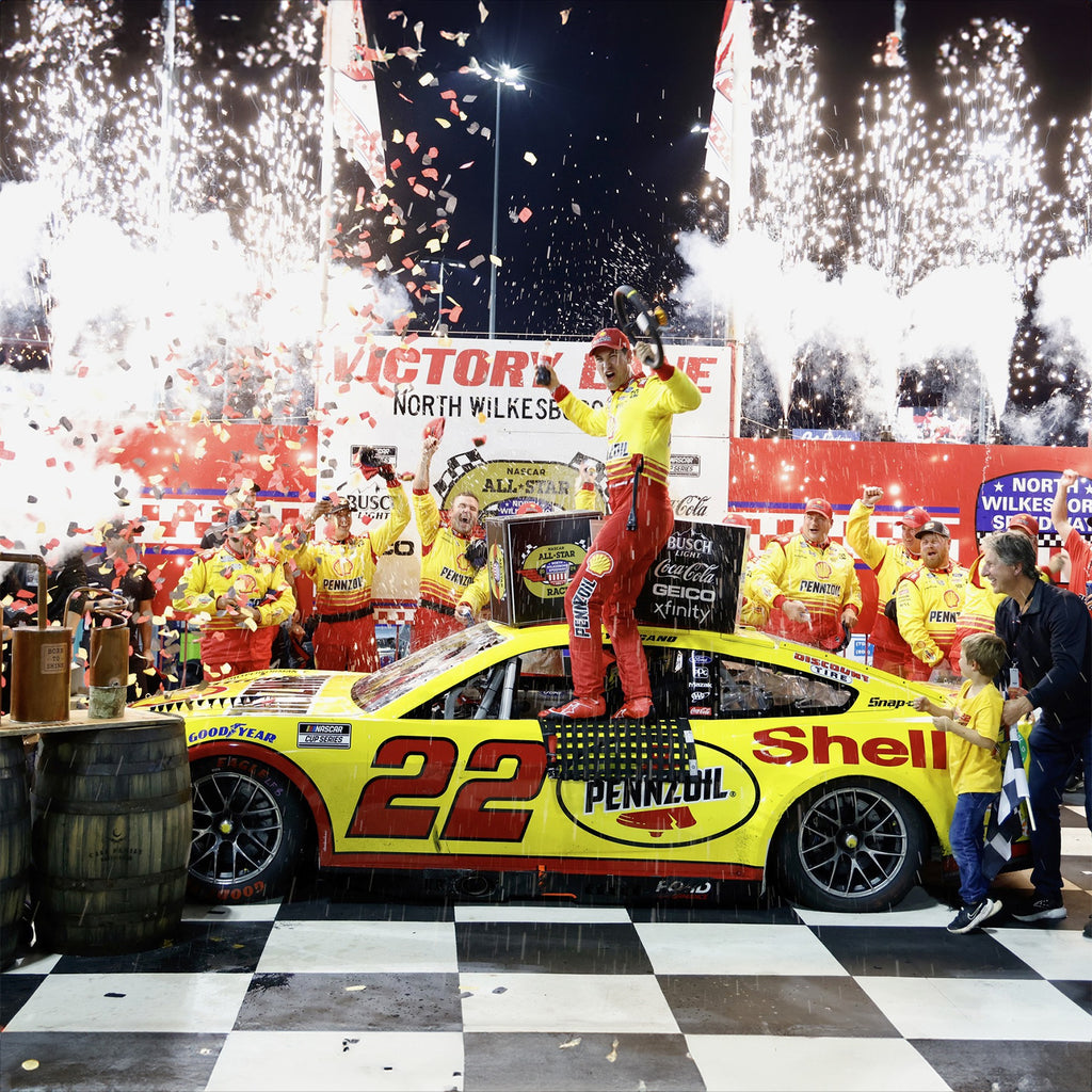 Joey Logano North Wilkesboro All-Star Race Win 1:64 Standard 2024 Diecast Car Shell Pennzoil #22 NASCAR