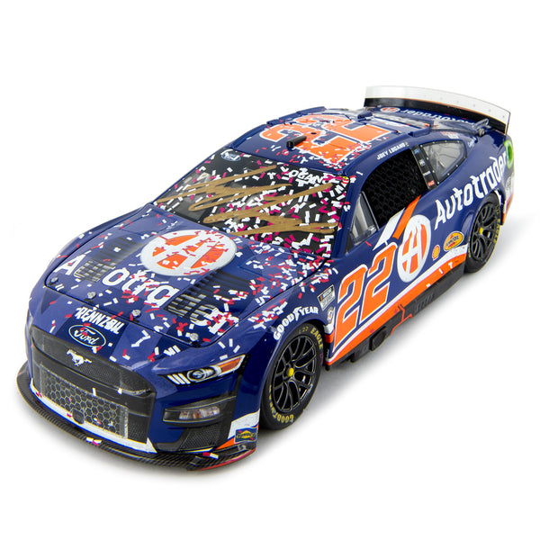 Joey Logano Autographed ELITE Atlanta Race Win 1:24 2023 Diecast Car #22 NASCAR