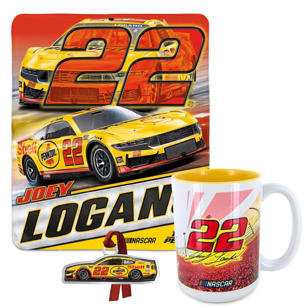 Joey Logano 2024 Blanket, Coffee Mug, Christmas Ornament BUNDLE PRICED