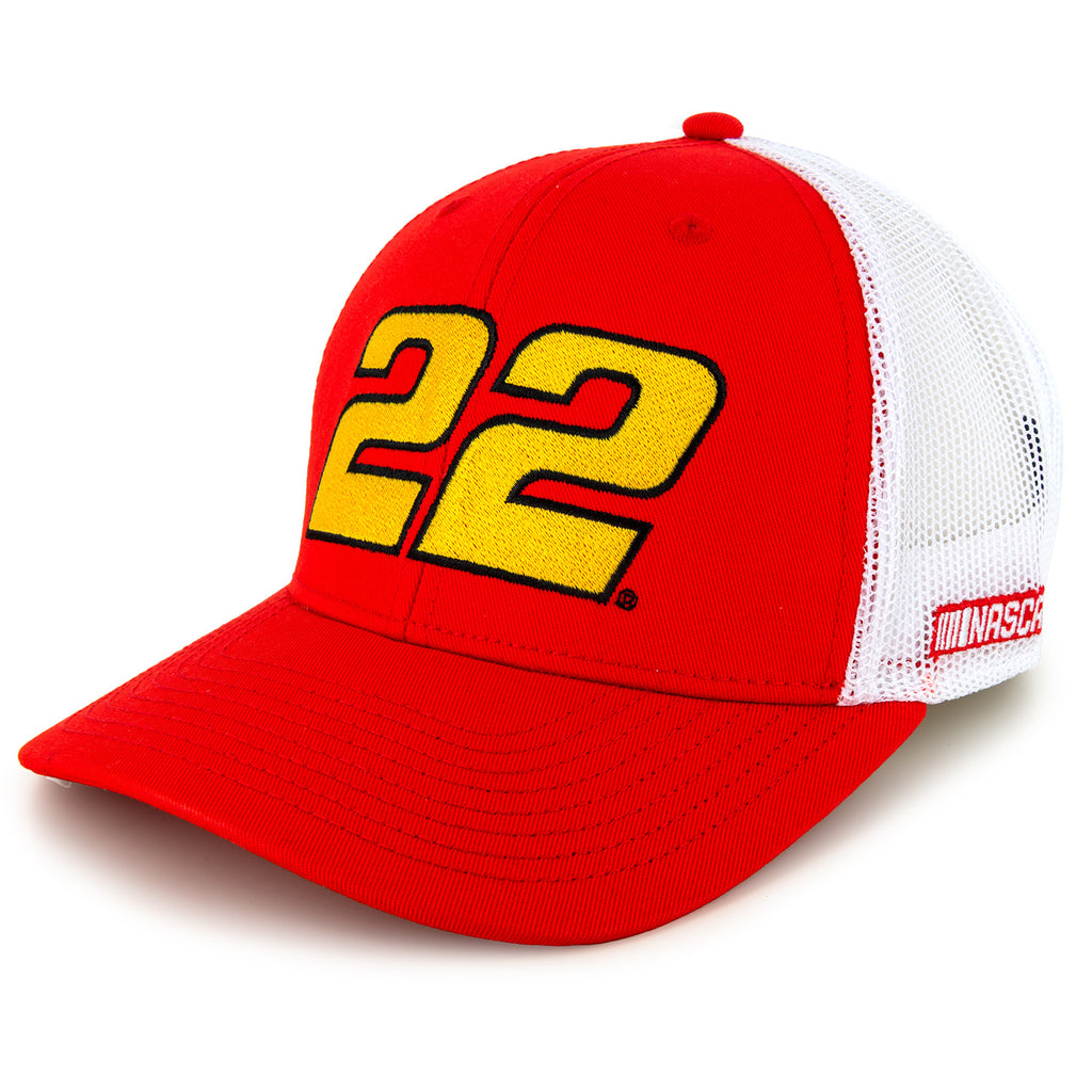 Joey Logano 2026 Big Number #22 Mesh NASCAR Hat Exclusive Red/White