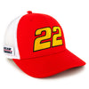 Joey Logano 2026 Big Number #22 Mesh NASCAR Hat Exclusive Red/White