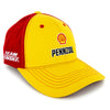 Joey Logano Shell Pennzoil Sponsor Logo Hat Red/Yellow #22 NASCAR