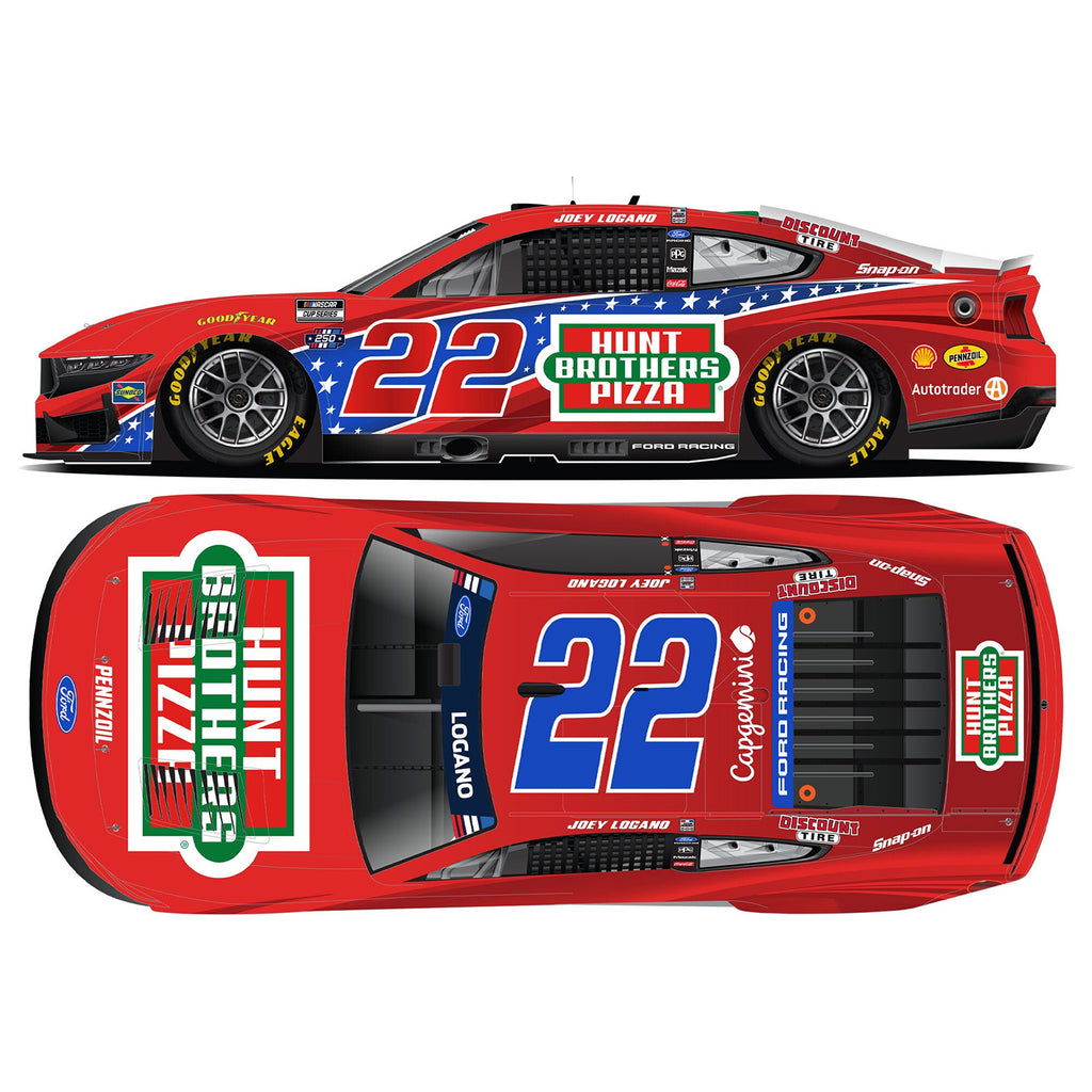 Joey Logano Hunt Brothers Pizza Red 1:24 Standard 2026 Diecast Car #22 NASCAR