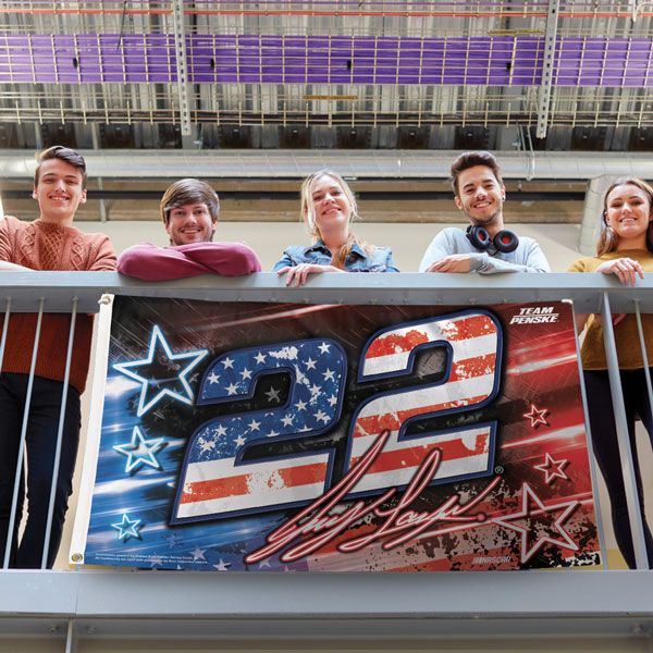 Joey Logano 2024 Patriotic #22 NASCAR 3x5 Flag