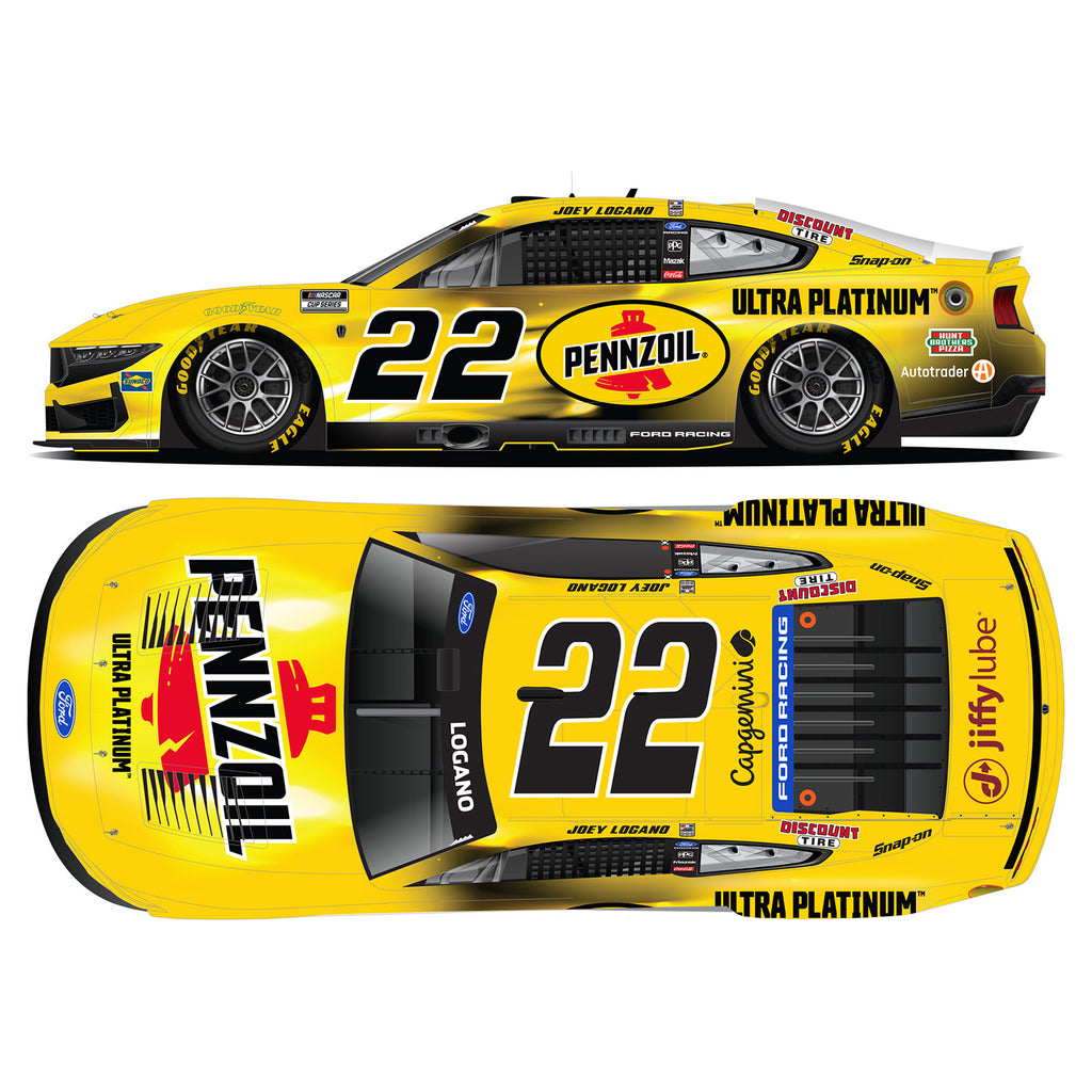 Joey Logano Pennzoil 1:24 Standard 2026 Diecast Car #22 NASCAR