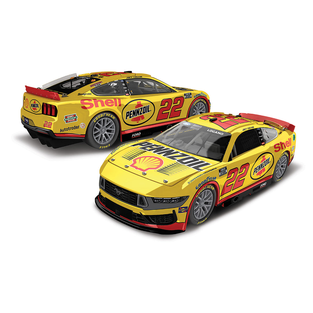 Joey Logano ELITE Shell Pennzoil 1:24 2024 Diecast Car #22 NASCAR