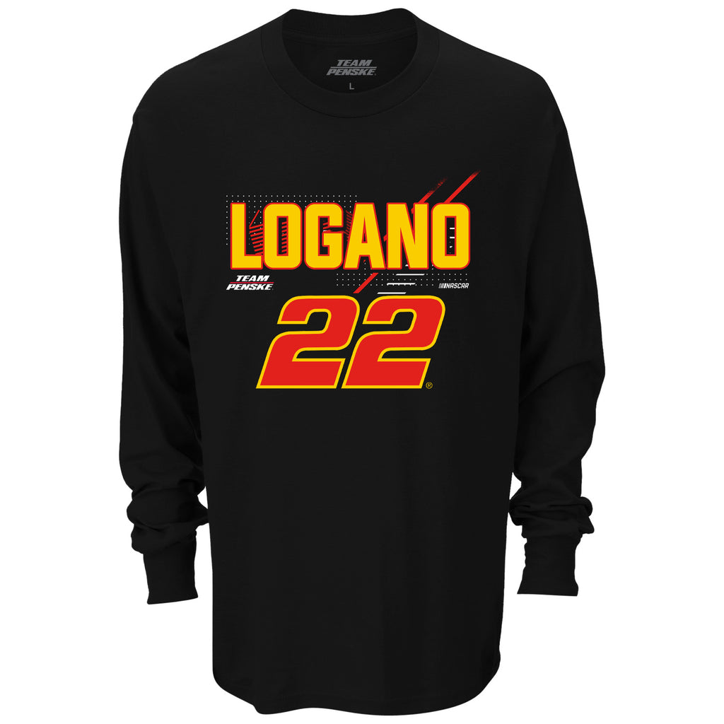 Joey Logano 2024 Long Sleeve Name and #22 T-Shirt NASCAR