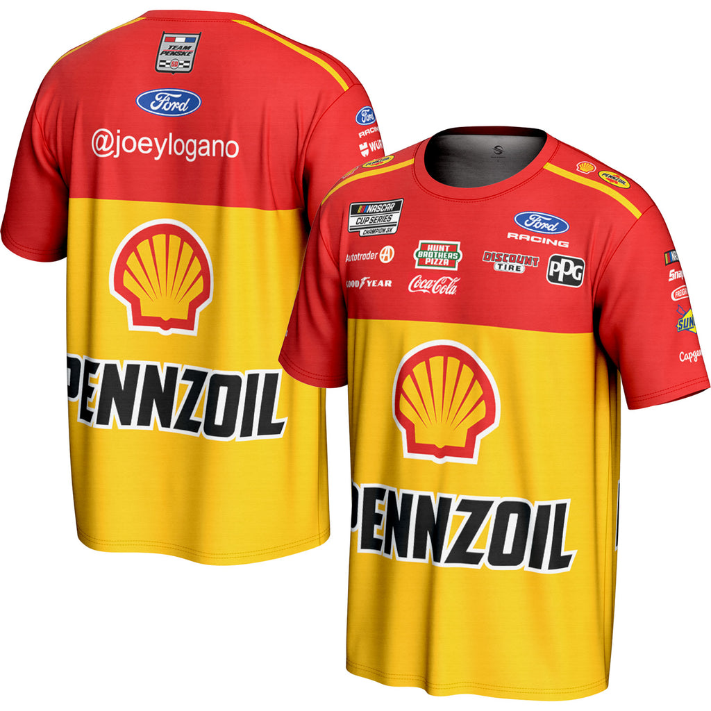 Joey Logano 2026 Shell Pennzoil Uniform Pit ProSphere T-Shirt #22 NASCAR