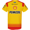 Joey Logano 2024 Shell Pennzoil Sublimated Uniform Pit Crew T-Shirt #22 NASCAR
