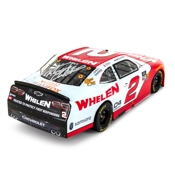 Jesse Love / Richard Childress Dual Autographed Daytona Xfinity Series Race Win 1:24 Standard 2025 Diecast Car Hand Signed #2 Whelen NASCAR