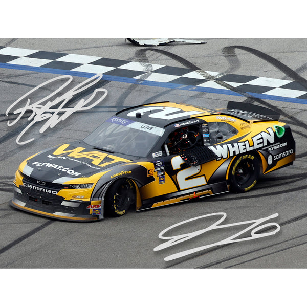 Jesse Love / Richard Childress Dual Autographed Talladega 1st NASCAR Xfinity Series Race Win 1:24 Standard 2024 Diecast Car #2 NASCAR