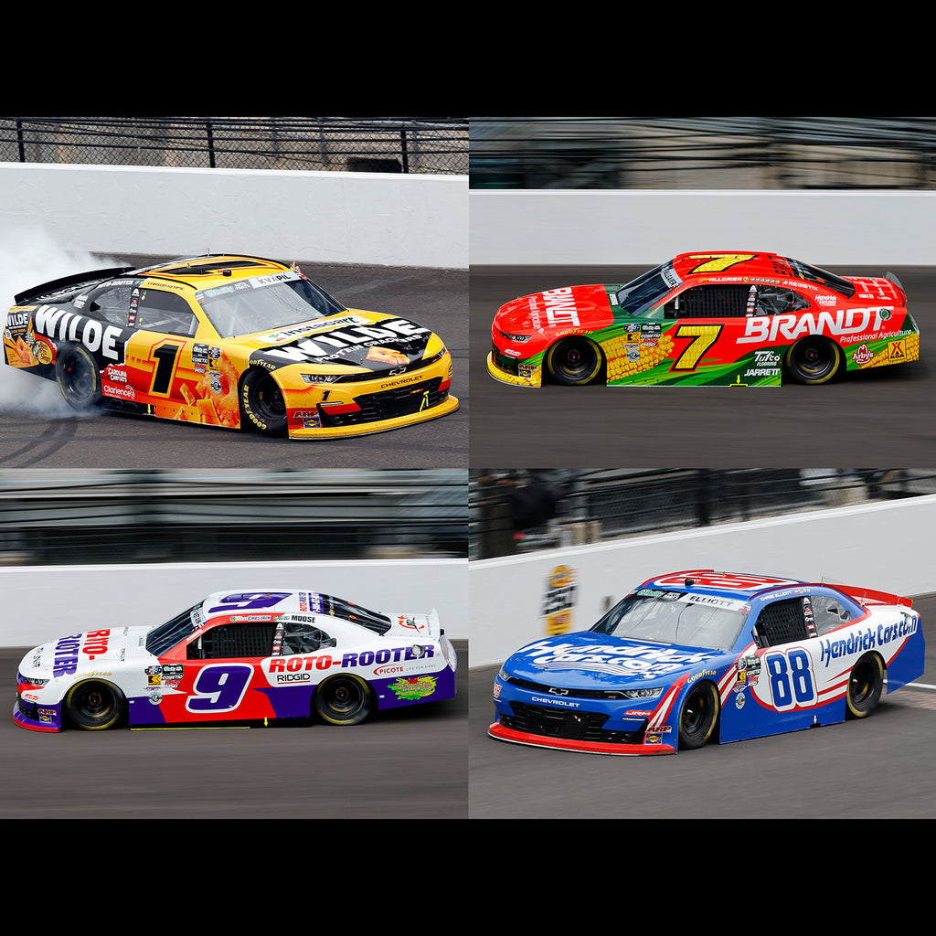 JR Motorsports Indy 4-Car Sweep NOAPS Race Win 1:64 Standard 2026 Diecast Set In Special Collectible Packaging