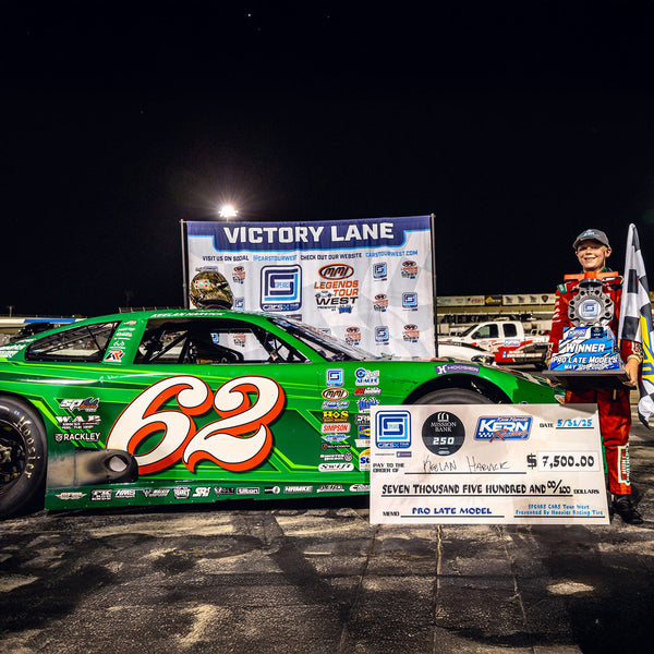 Keelan Harvick Bakersfield 1st Career Pro Late Model Race Win 1:24 Standard 2025 Diecast Car #62 Hunt Brothers Pizza