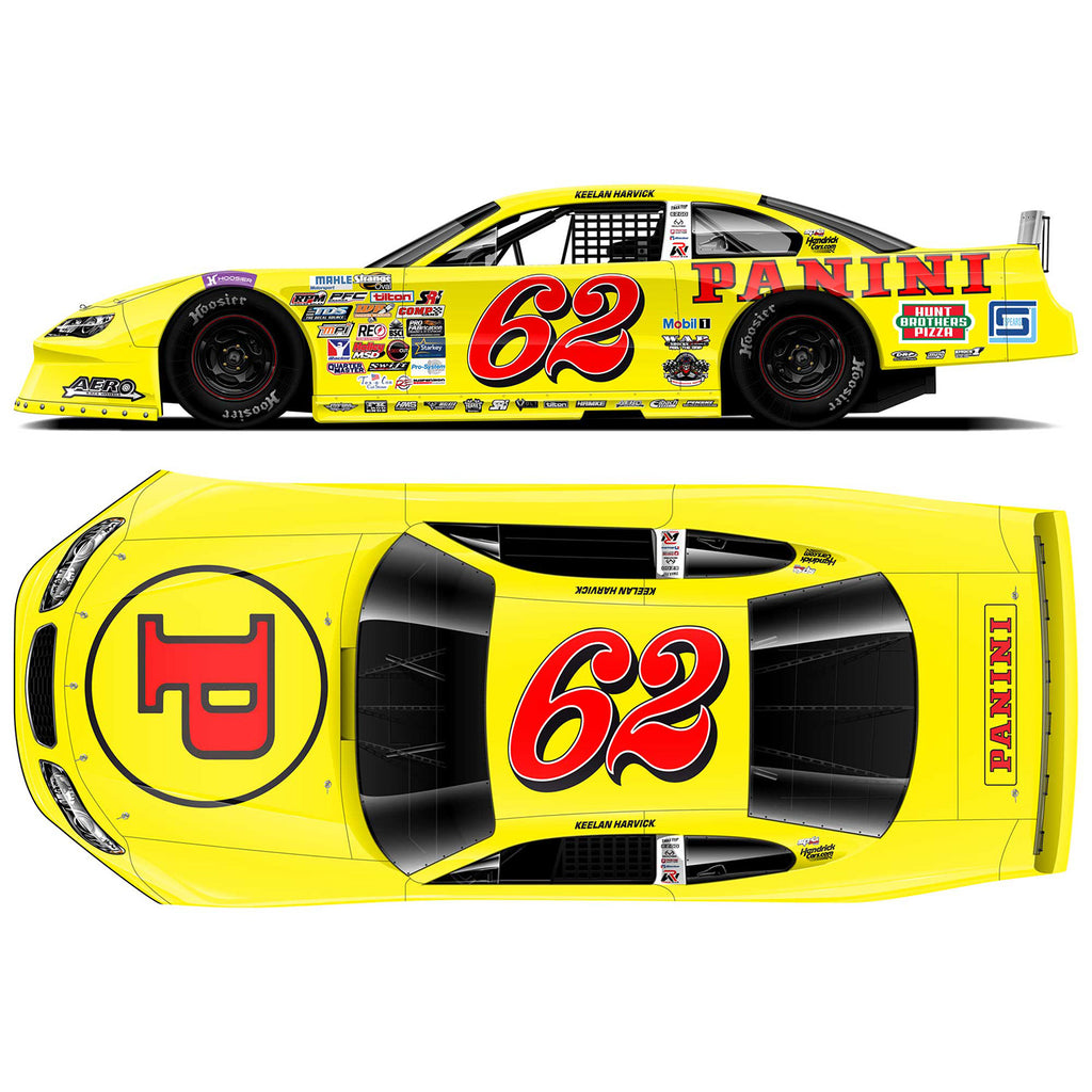 Keelan Harvick Panini #62 Late Model 1:24 Standard 2026 Diecast Car